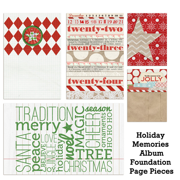 Holiday Memories Foundation Pages