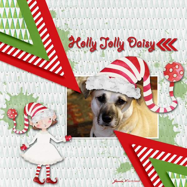 Holly Jolly Daisy - Dec Challenge