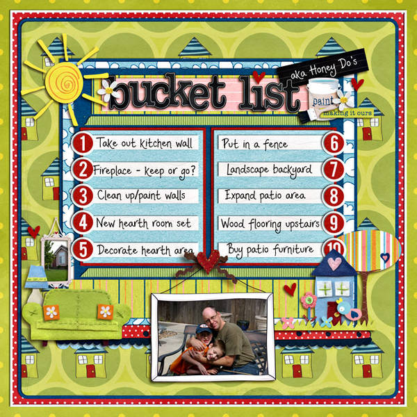 Home Bucket List (or Honey Do's)