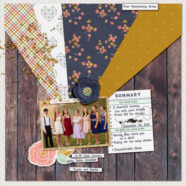 Homecoming Group- October Template Challenge