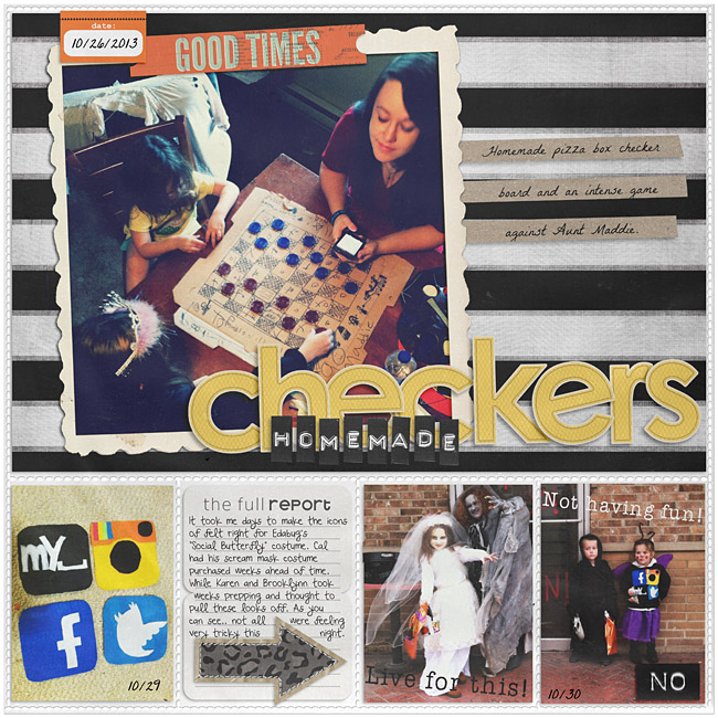 homemade checkers