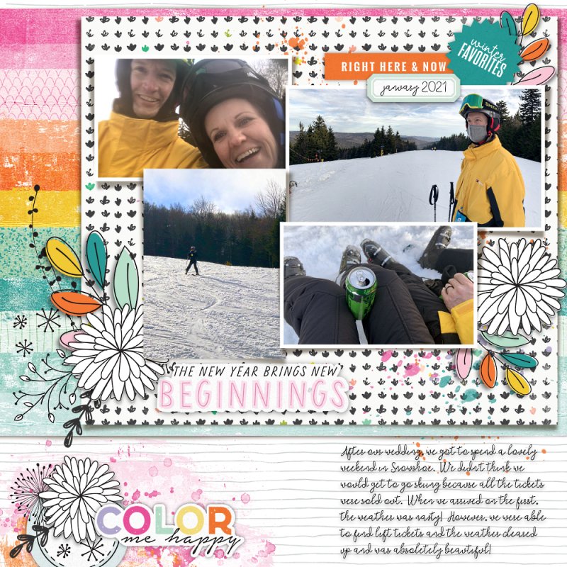 Honeymooning Skiing