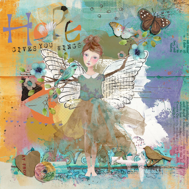 Hope Gives You Wings - March AJM Challenge Week 1