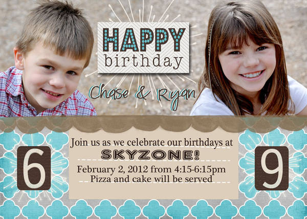 Hoppy Birthday Invite