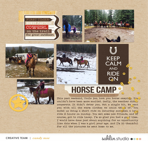 Horse Camping