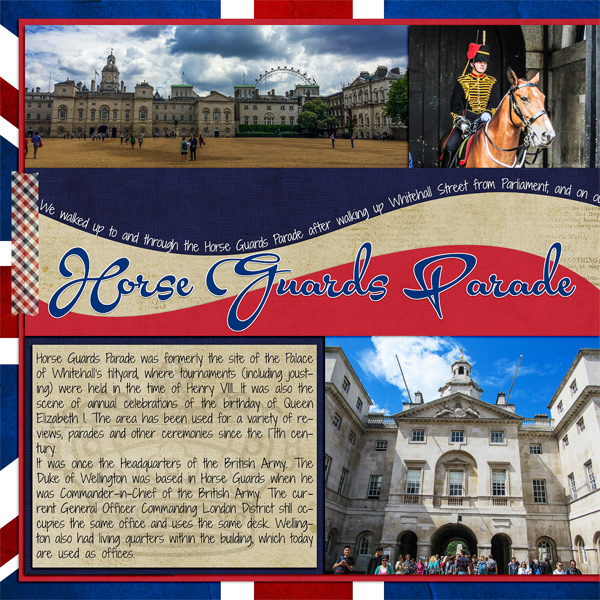Horse Guards Parade, left side