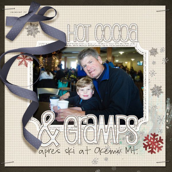 hot cocoa and gramps