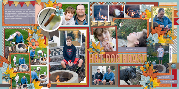 Hot Dog Roast (Double Page)