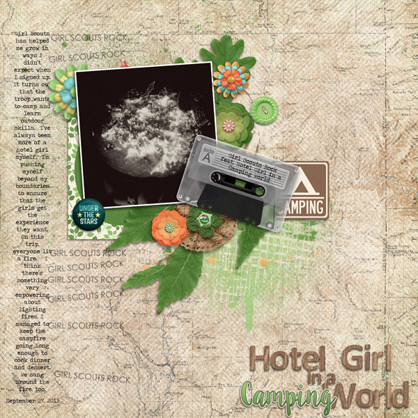 Hotel Girl in a Camping World