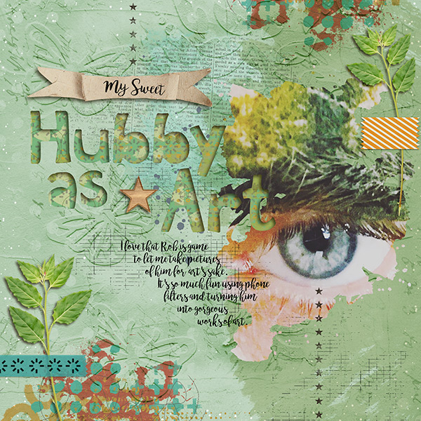 Hubby as Art