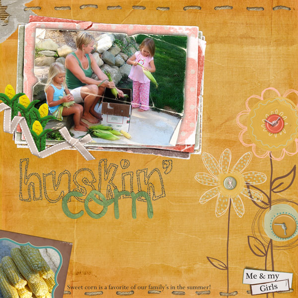 Huskin' Corn