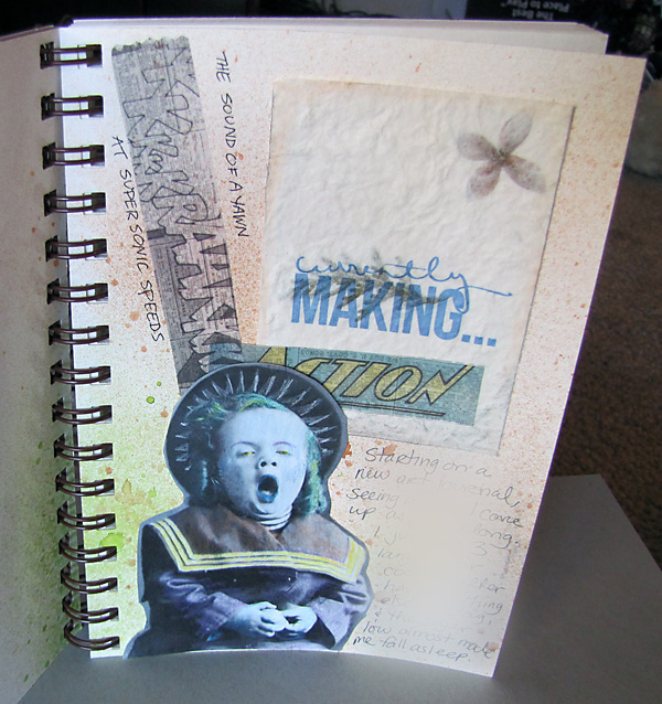 Hybrid Art Journal first page