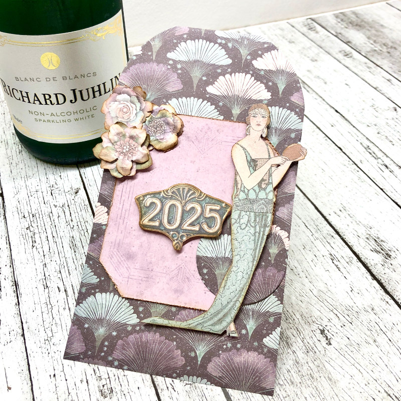 *Hybrid* Bottle hanging card - close up