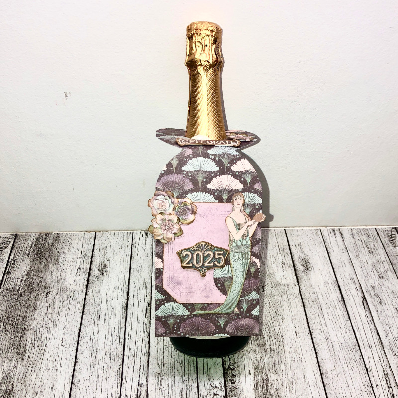 *Hybrid* Bottle hanging card