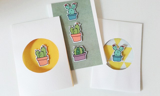Hybrid cactus cards
