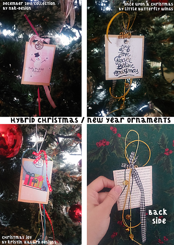 Hybrid Christmas / New Year Ornaments