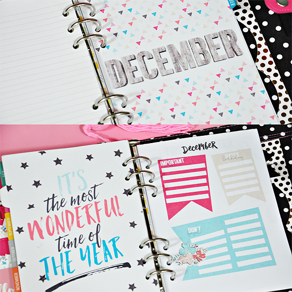 Hybrid Dec planner spreads/pages_dashboard, divider, month review