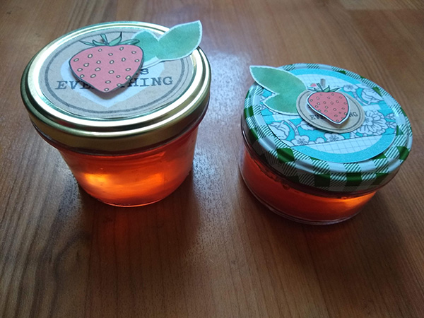 Hybrid jam jars decoration