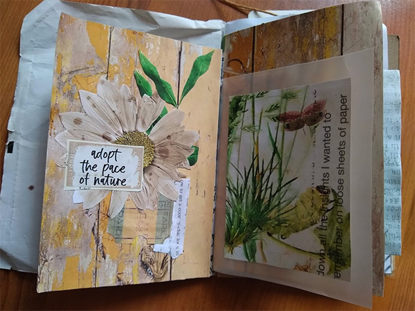 hybrid Junk Journal Nature
