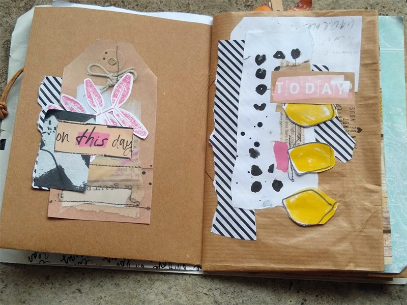 Hybrid junk journal-today