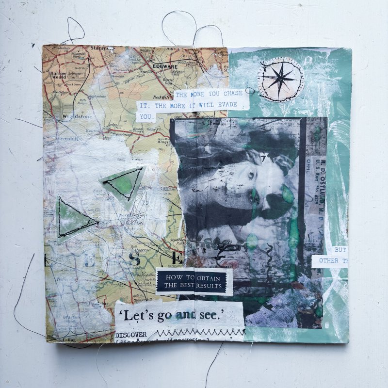 Hybrid Map Journal Project - Spread No.2