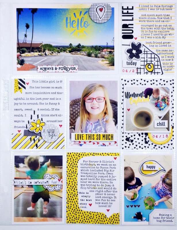 Hybrid Pocket Page using Just Jaimee