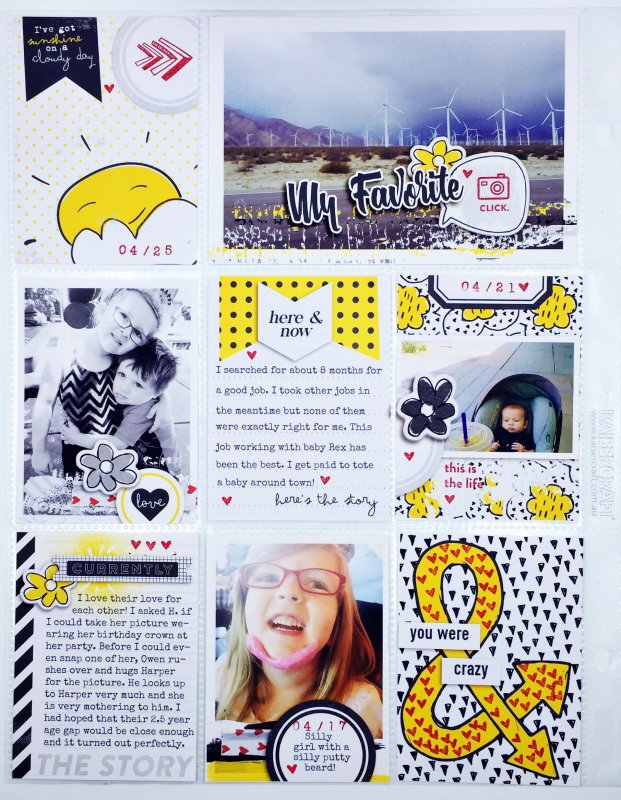 Hybrid Pocket Page using Just Jaimee