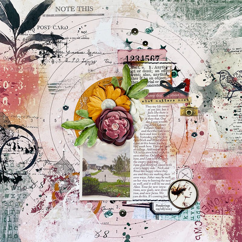 Hybrid Scrapbook Layout With Rachel Jefferies and Lynn Grieveson Focus