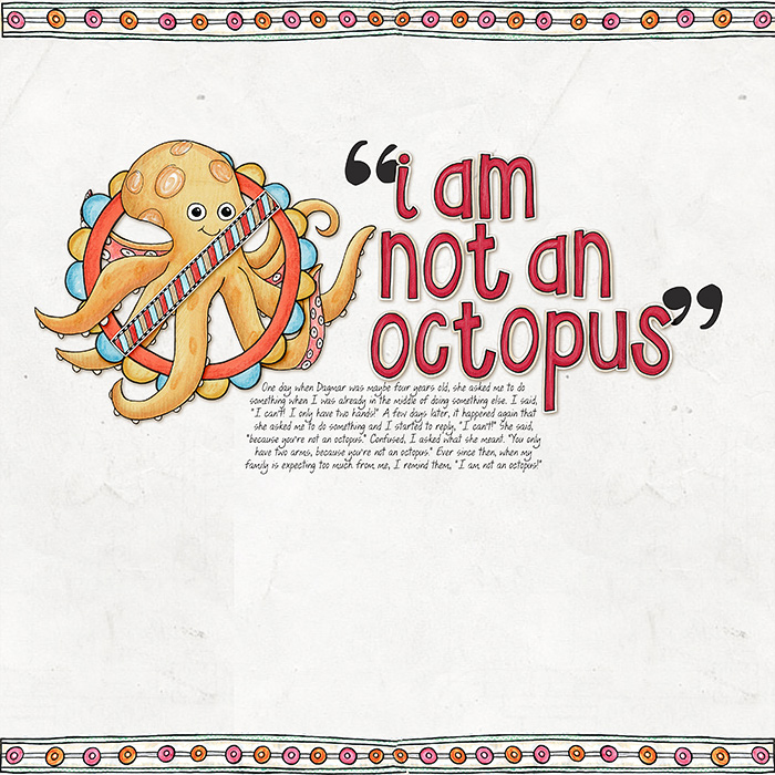 I am not an octopus