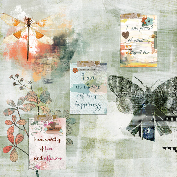 I Am - November Art Journal Muse Week 1
