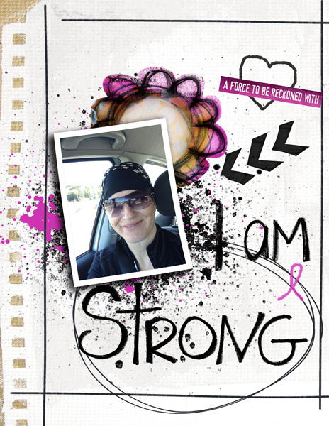 I am Strong - MOC Art Journalling