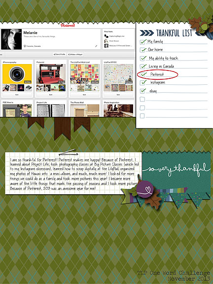 I am thankful for Pinterest!