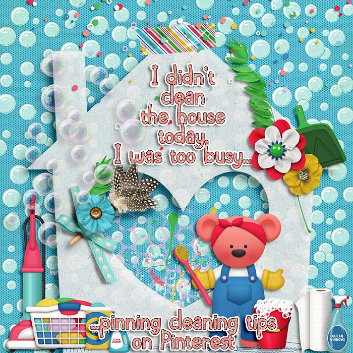I didn't clean the house today