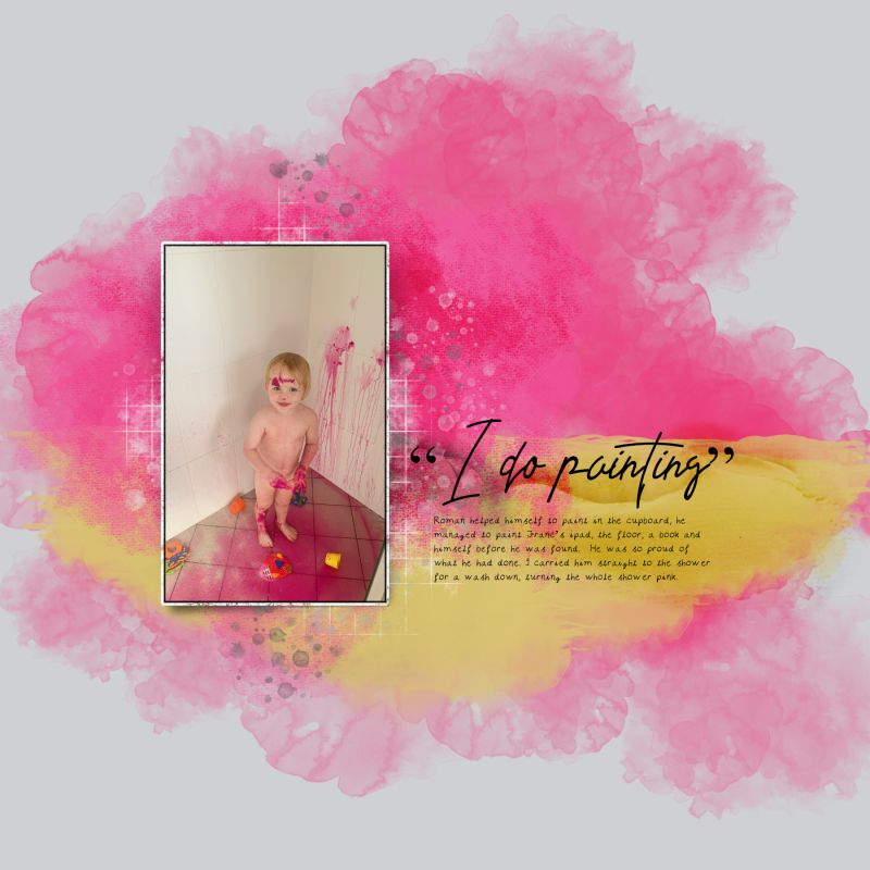 I Do Painting - June Template Challenge
