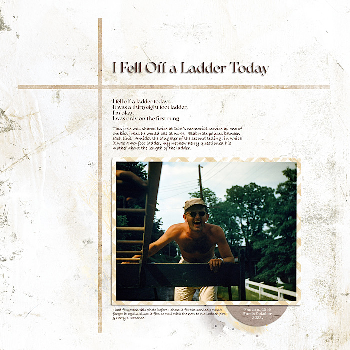 I Fell Off a Ladder Today