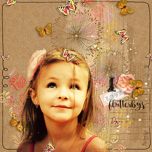 I LOVE FLUTTERBYS - MOC4 Challenge 15