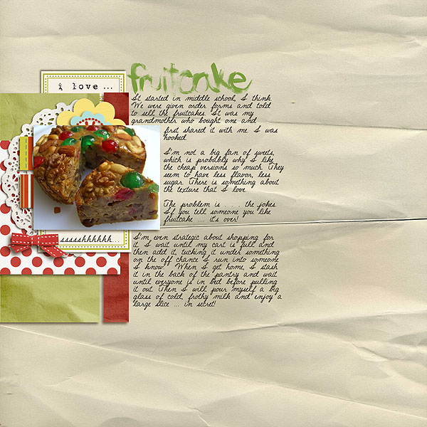 I Love Fruitcake