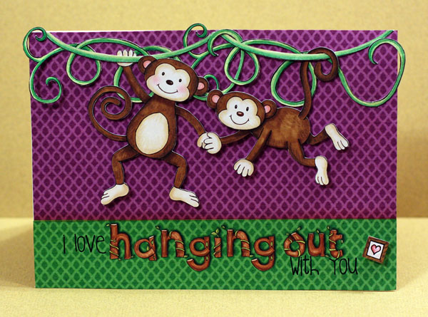 I Love Hanging Out With You card