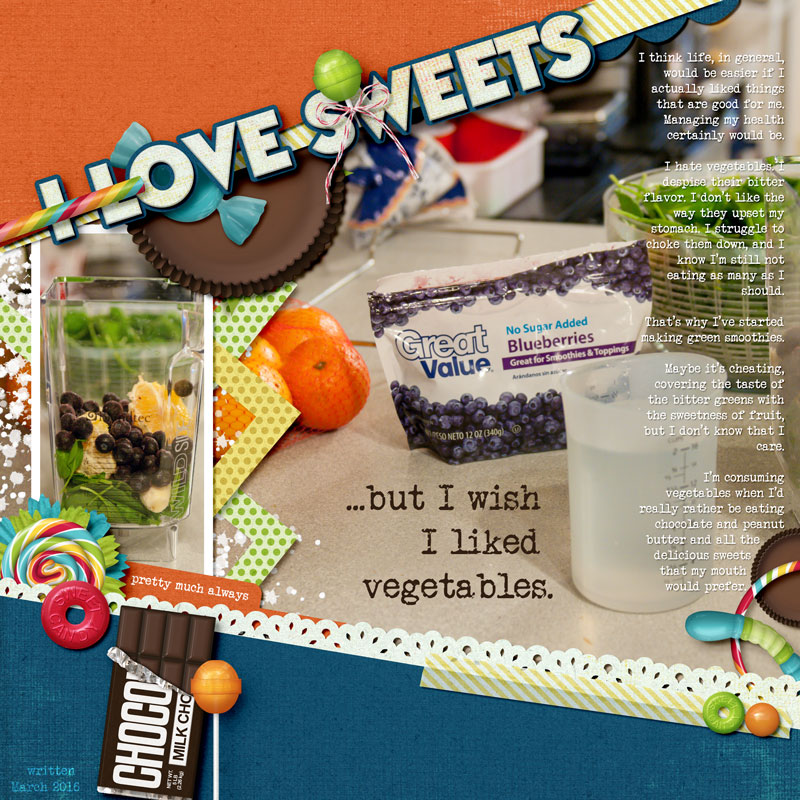 I Love Sweets (Kristin Aagard Challenge | March 2016)