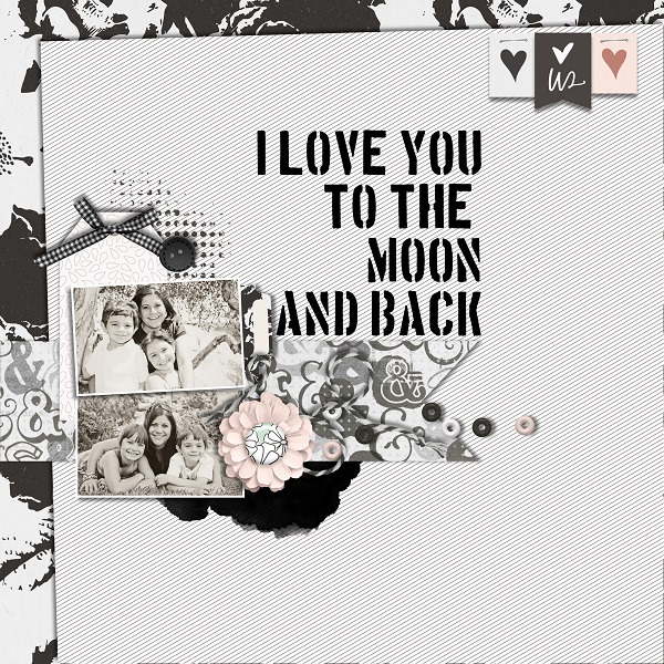 I LOVE U 2 THE MOON AND BACK