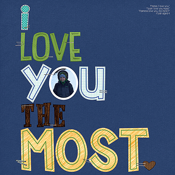 I love you most