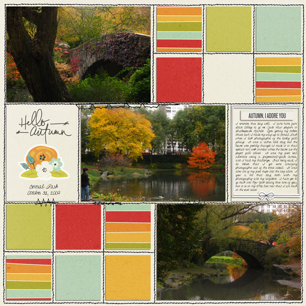 I recall... Central Park in Falll