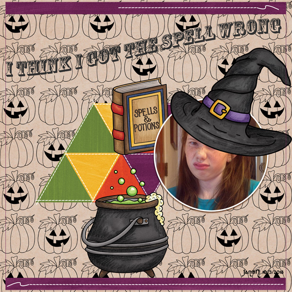 I think I got the spell wrong - October Challenge