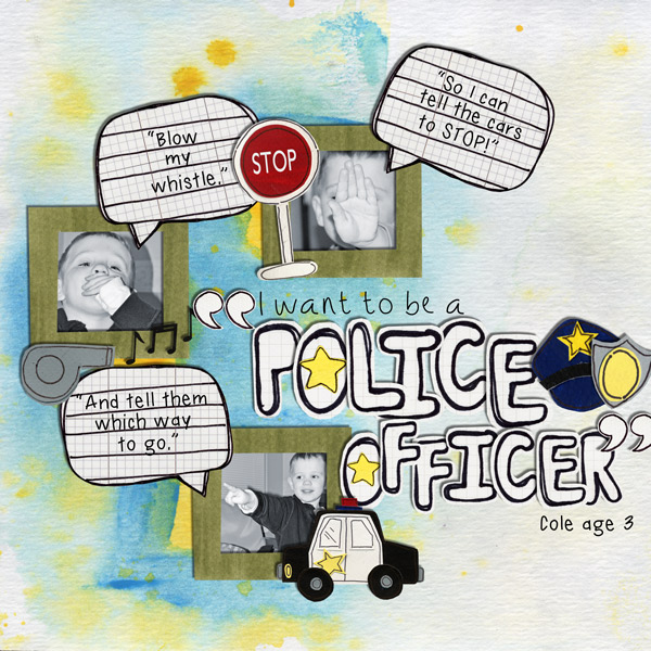 i want to be a police officer