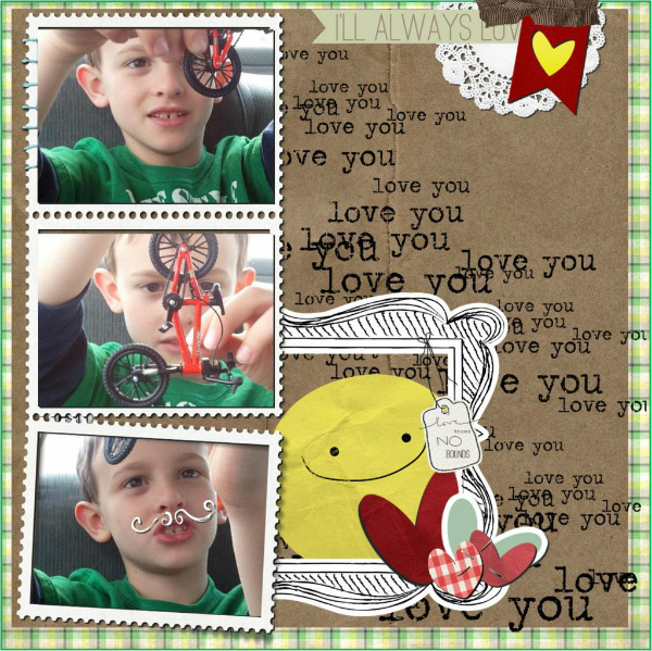I will always love you - with stache