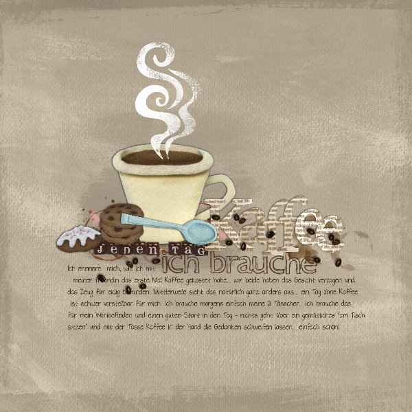 {ich brauche} Kaffee