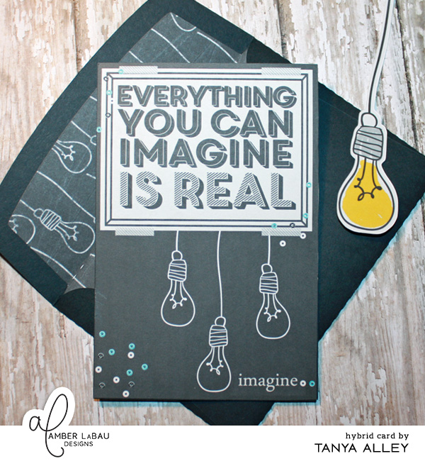 Imagine card with matching envelope