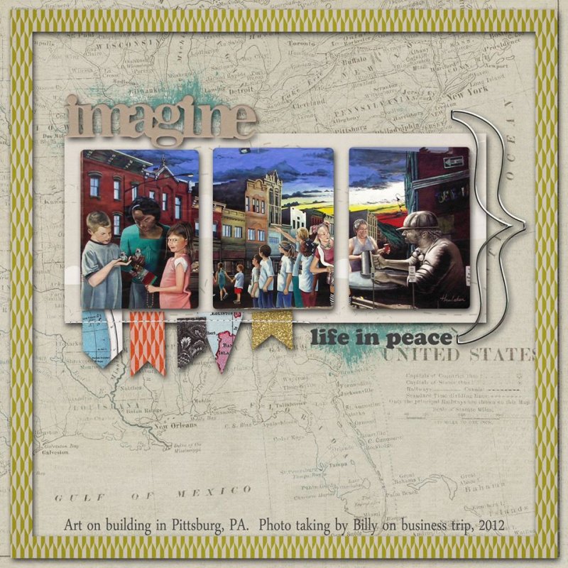 Imagine - Sept 2016 Scraplift Challenge