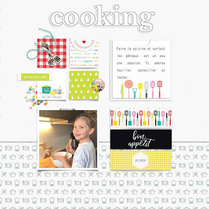 In the kitchen