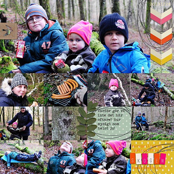 In the woods